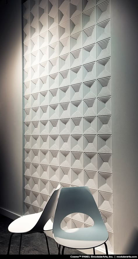 InterlockingRock® PANELS for Large Scale Walls | modularArts® Cladding Design, Room Neutral, Mdf Panel, Wall Panel Design, Wall Pattern, Cute Rooms, Wall Panelling, Interior Wall Design, Feature Walls