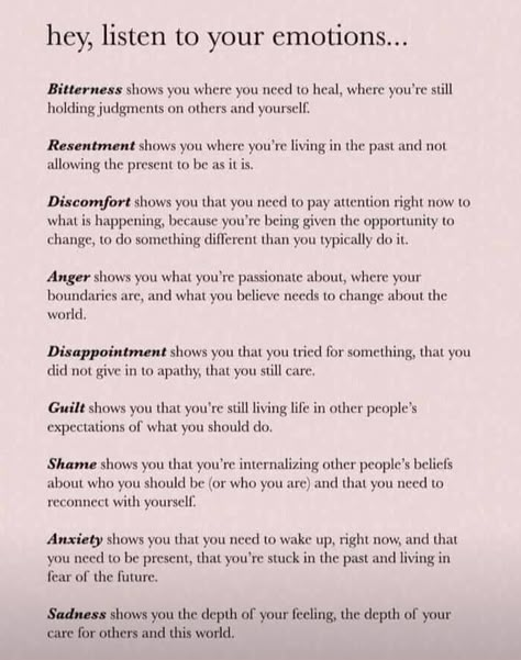 This is almost perfect. The imperfect part is the definition of guilt: what this says is part of shame, based on others' opinions about you. Guilt is about your own opinion of yourself: what you have done or not done that goes against your values. After Life, Mental And Emotional Health, New Energy, Coping Skills, Emotional Health, Emotional Intelligence, The Words, Counseling, Self Improvement