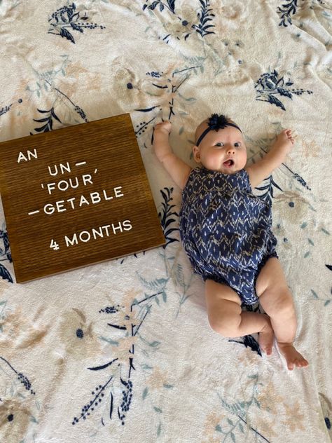 Cow Milestone Pictures, 4months Photoshoot Ideas, 4 Month Milestone Pictures, Four Months Letter Board, Four Month Letter Board, 7 Month Pictures, 4 Months Milestones Pictures, 3 Months Milestones Photo Ideas, 2 Month Baby Letter Board Ideas