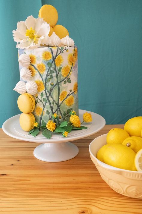 #dandelion #cake #cakedecorating #cakeart #cakedecor #cakesdecor Dandelion Cake, Dandelion Flowers, Mommy Birthday, Dandelion Print, Spring Cake, Pastry Art, Dandelion Flower, Unique Cakes, Cake Designs Birthday