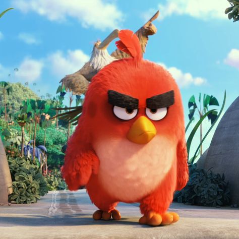 Angry Birds Movie Red, Angry Bird Pictures, Characters Expressions, Birds Wallpaper Hd, Angry Birds Characters, Red Angry Bird, Birds Movie, Angry Birds Party, Baby Animal Drawings