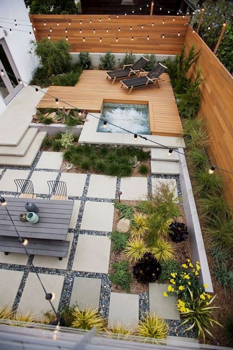 #backyardideas #deckdesigns #patioideas Pergola Modern, Garden Sitting Areas, Moderne Have, Small Patio Design, Garden Seating Area, Patio Deck Designs, Modern Backyard Landscaping, Garden Design Plans, Landscape Designs