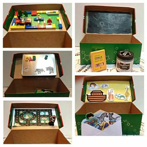 Ideas for OCC Shoe Box Lid Activities Samaritans Purse, Christmas Child Shoebox Ideas, Operation Shoebox, Christmas Shoebox, Shoe Box Crafts, Operation Christmas Child Boxes, Shoebox Ideas, Operation Christmas Child Shoebox, Samaritan's Purse