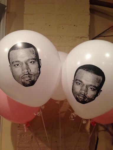 the original Kanye Balloons - pack if 5. PRE-ORDER by laurenjadekatz on Etsy https://www.etsy.com/listing/222581688/the-original-kanye-balloons-pack-if-5 Kanye West Birthday, Arte Grunge, 14th Birthday, 18th Birthday, Latex Balloons, 21st Birthday, Bday Party, Kanye West, New Yorker