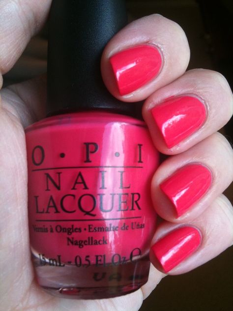 opi charged up cherry. newest addition to my collection. Winter Makeup, Nail Lacquer, How To Do Nails, Essie, Nail Tips, Hair And Nails, Beautiful Hair, Nail Colors, Beauty Hacks