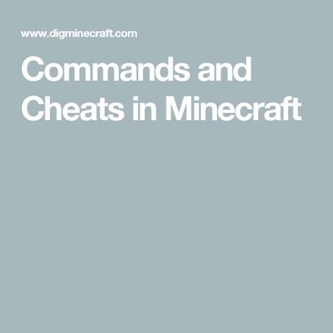 Commands and Cheats in Minecraft Minecraft Summon Commands, Minecraft Cheats Codes, World Generator, Minecraft Commands, Minecraft Cheats, Minecraft Banners, Minecraft Stuff, Minecraft Tutorial, Minecraft Houses