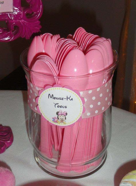 Minnie Mouse Birthday Party Ideas | Photo 31 of 86 | Catch My Party Minnie Mouse Birthday Food, Minnie Mouse Food Ideas, Minnie Mouse Birthday Party Food, Minnie Mouse Second Birthday Party, Minnie Mouse Themed Food, Minnie Mouse 2nd Birthday Party, Minnie Mouse Birthday Party Ideas, Rodjendanske Torte, Twodles Birthday