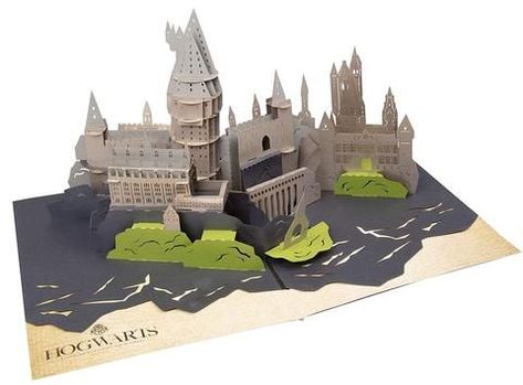 #greetingcard #art #papercraft #design #popup #3Dfun Harry Potter Pop Up, Harry Potter Birthday Cards, Arte Pop Up, Harry Potter Pop, Harry Potter Hogwarts Castle, Fantastic Beast, Paper Engineering, Harry Potter Merchandise, Paper Pop