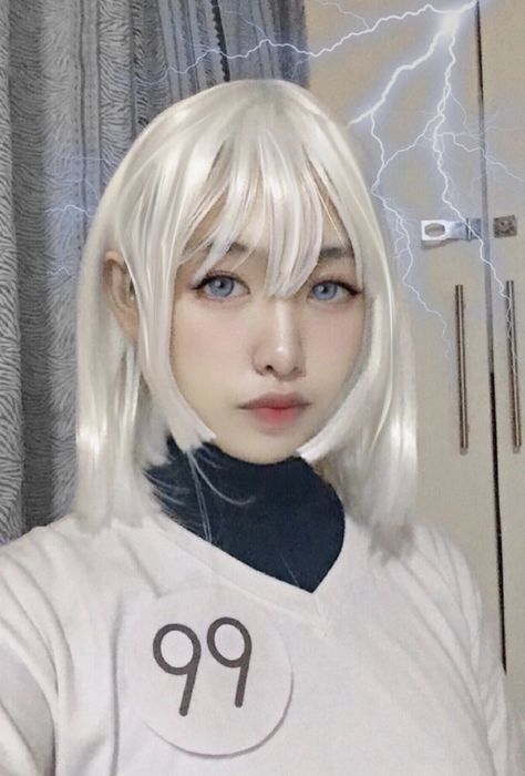 Fem Killua Cosplay, Gon Cosplay Woman, Female Killua Cosplay, Killua Genderbend, Killua Costume, Female Killua, Anime Cosplay Ideas Female, Cosplay Killua, Female Anime Cosplay Ideas