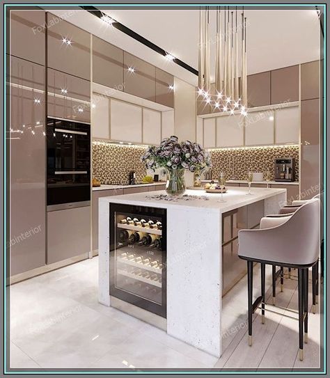 (ad) Beautiful advanced Kitchen Remodel Ideas for 2021 Kitchens 2022, Kitchen Ceiling Design, Desain Pantry, Kabinet Dapur, Modern Kitchen Cabinet Design, تصميم للمنزل العصري, Modern Kitchen Interiors, Kitchen Interior Design Decor, Kitchen Interior Design Modern