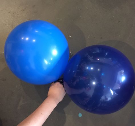 royal blue (left - solid). Midnight blue (right - transparent) Double Stuff Blue Balloon, Colour Samples, Big Balloons, Love Balloon, Blue Balloons, Color Samples, Midnight Blue, Color Combos, Ball Exercises