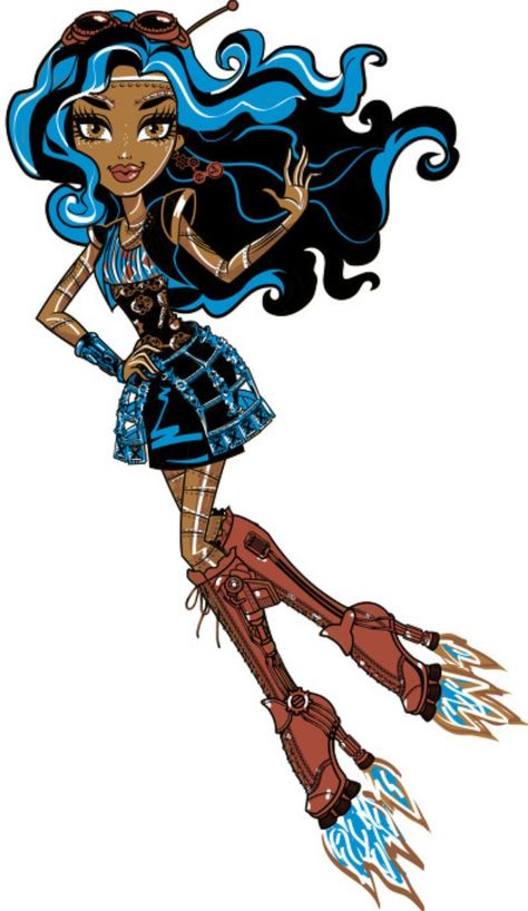 Monster High Robecca Steam, Robecca Steam, Steam Art, Novi Stars, Profile Art, High Characters, Arte Monster High, Monster High Pictures, Knit Toys