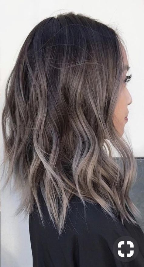 Gray Blending Balayage, Ashy Blonde Hair, Rambut Brunette, Ash Brown Hair Color, Ash Hair, Ashy Blonde, Ash Brown Hair, Ash Hair Color, Brunette Balayage