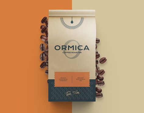 Coffee Packing Design, Coffee Packaging Design Branding, Coffee Package Design, Bh Logo, Coffee Branding Design, Coffee Label Design, Tea Box Design, Coffee Packaging Design, Coffee Bag Design