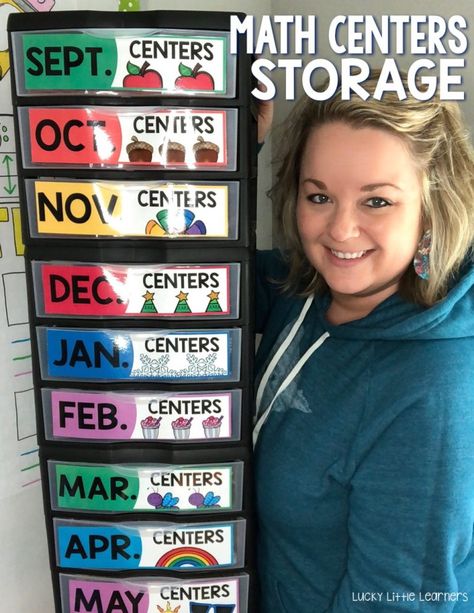 Sterilite drawers are a great option for math centers storage! Whether you have task cards, math centers, or math games it's nice to have an organized place for everything. I don't know about you but classroom organization is a MUST! #mathactivities #teachingmath #2ndgrade #secondgrade #2ndgrademath #mathcenters #classroomorganization Teaching Second Grade, Math Organization, Classroom Centers, Math Time, 2nd Grade Classroom, Second Grade Math, Math Methods, First Grade Classroom, Guided Math