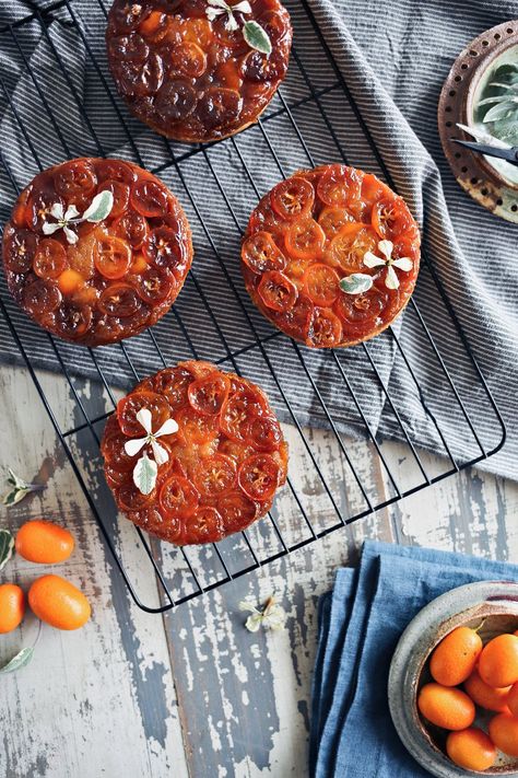 Kumquat Upside Down Cake, Kumquat Recipes Desserts, Unique Recipes Desserts, Kumquat Recipes, Shake N Bake, X Design, Pound Cakes, Beautiful Desserts, New Roof