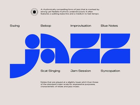 JAZZ by matthieumartigny on Dribbble Jazz Festival Poster Design, Jazz Logo Design, Jazz Graphic Design, Jazz Font, Jazz Typography, Jazz Restaurant, Jazz Logo, Edm Design, Museum Logo