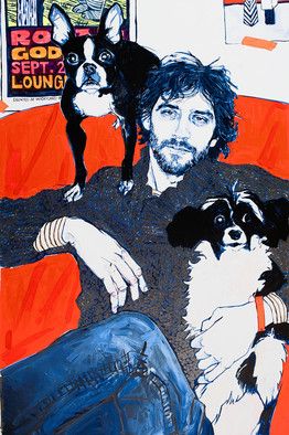 "Friend's Chiens" by Hope Gangloff. Hope Gangloff, Figurative Art, Figure Painting, 그림 그리기, Dog Art, Portrait Art, Painting Inspiration, Art Art, Portrait Painting