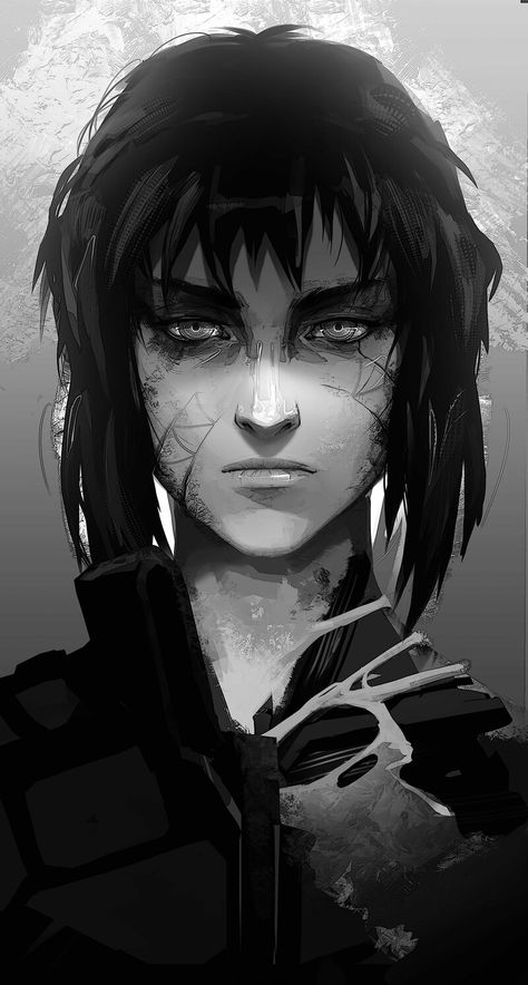 ArtStation - MAJ. M, Rashed AlAkroka ✦ Street Cyberpunk, Movie Night For Kids, Arte Zombie, Shell Tattoos, Motoko Kusanagi, Commission Portrait, Tokyo Street, Arte Cyberpunk, Cyberpunk Character