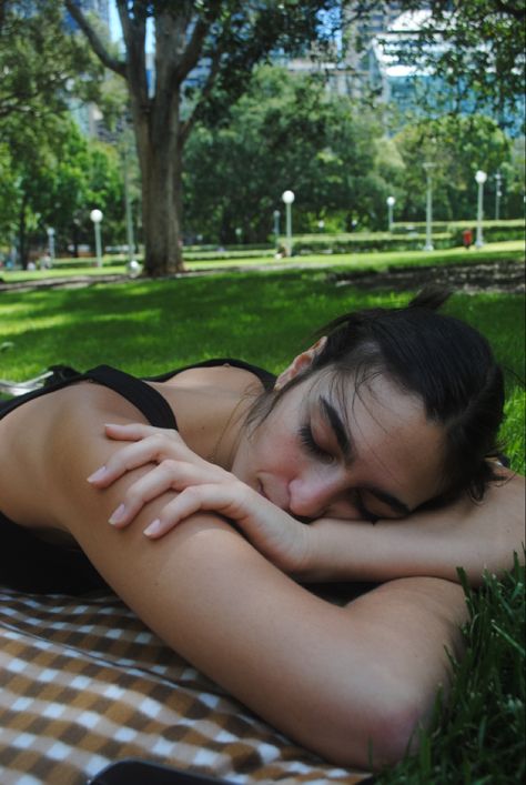 model laying in the park having a picnic Person Laying On Side, Laying Down, Positive Negative Space, Negative Space, A Picnic, Wasting Time, 2024 Vision Board, Love Photography, 2024 Vision