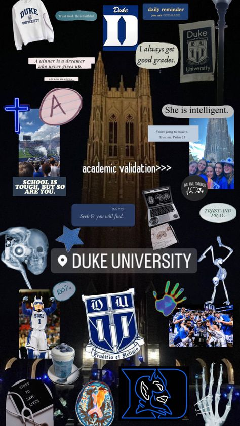 Duke University Basketball, Duke College, Academic Aesthetic, Law School Inspiration, University Dorms, Academic Goals, Hobbies For Women, College Board, Dream College