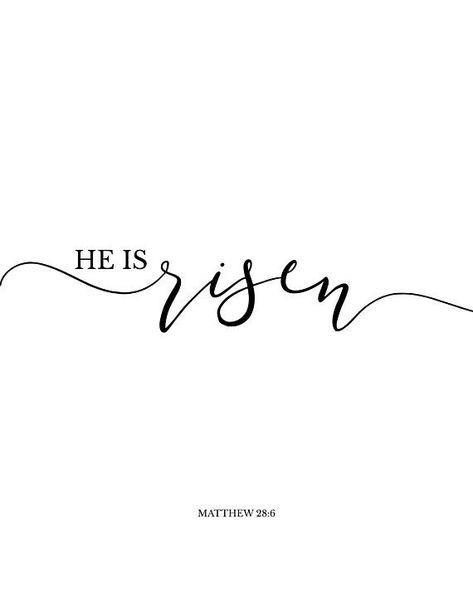 Easter Wall Art, Easter Printable, Easter Quotes, Matthew 28, Easter Images, Easter Art, Easter Printables, He Is Risen, Scripture Art