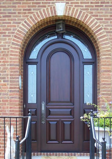 Wooden Round Door Design, Round Door Design, Estate Exterior, Wood Front Entry Doors, Traditional Front Doors, House Front Door Design, Entry Doors With Glass, House Main Gates Design, Main Entrance Door Design