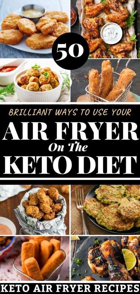 Air Fryer Keto, Wings Fried, Air Fryer Recipes Keto, Keto Air Fryer Recipes, Healthy Fried Chicken, Easy Fried Chicken, Desayuno Keto, Keto Air Fryer, Vegetables Food