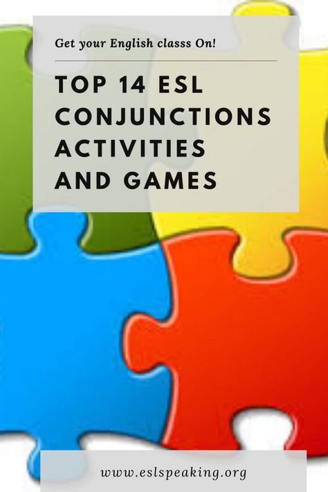 Check out the top 14 ESL conjunction activities and games, along with lesson plans, worksheets and more. Have some fun teaching your English learners about conjunctions and transitions, a very important part of English grammar.  #conjunction #conjunctions #transition #transitions #grammar #englishgrammar #eslgrammar #teaching #teachinggrammar #grammarteaching #tefl #elt #tesol #tesl #esl #englishteacher #teachingenglish #eslgame #eslgames #eslactivity #eslactivities #teacher #teach #education Conjunction Activities, Teaching Conjunctions, Conjunctions Activities, How To Teach Grammar, Teach English To Kids, English Lesson Plans, English Activities For Kids, Teaching Third Grade, Fun Classroom Activities