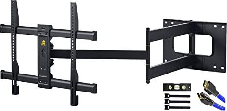 FORGING MOUNT Long Arm TV Mount Full Motion Wall Mount TV Bracket with 43 inch Extension Articulating Arm TV Wall Mount, Fits 42 to 80 Inch Flat/Curve TVs Holds up to 100 lbs,VESA 600x400mm Compatible Corner Tv Mount, Centro Tv, Tv A Muro, Wall Mount Tv, Hide Tv, Tv Center, Tv Cords, Mount Tv, Curved Tvs