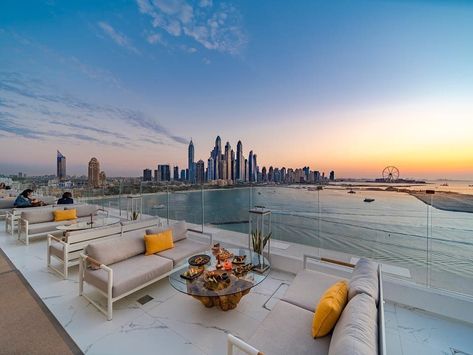 Dubai Rooftop, Restaurant With View, Dubai Views, Penthouse Rooftop, Dubai View, Dubai Restaurant, Dubai Nightlife, Restaurants In Dubai, Trip To Dubai