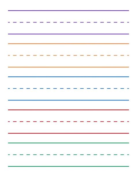 Let your little ones practice their writing skills with preschool lined paper. Free printable also includes kindergarten lined paper and an alphabet tracing worksheet. #kindergartenpractice #preschoolwritingpractice #writingpractice #distancelearning #homeschool Trace Lines Preschool Free Printable, Writing Lines Template, Preschool Writing Printables, Tracing Lines Preschool Free Printable, Lined Paper Printable Free, Kindergarten Lined Paper, Tracing Practice Preschool, Lined Handwriting Paper, Handwriting Paper Kindergarten