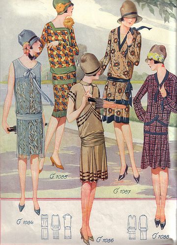 1929 Womens Fashion, 1928 Fashion, 20’s Fashion, Drowsy Chaperone, 1920s Outfits, 1920 Fashion, History Fashion, Vintage Dress Patterns, 20s Fashion