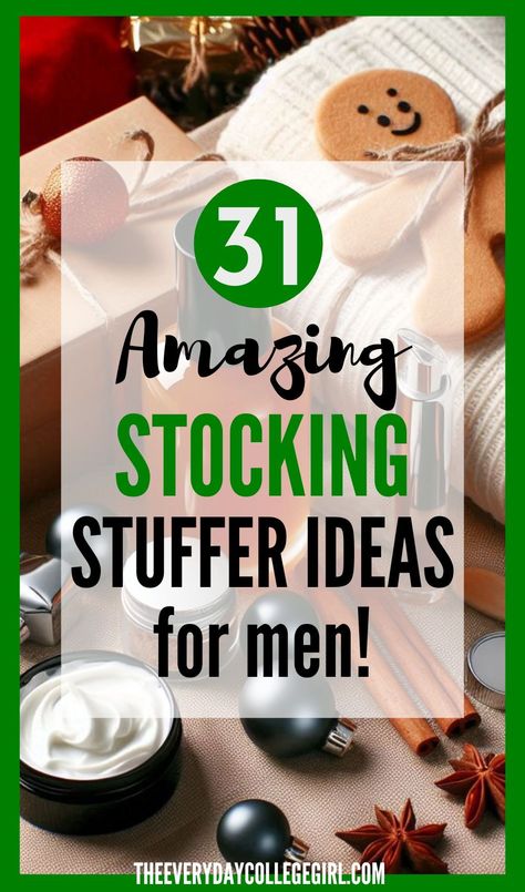 From gadgets to grooming, these 31 stocking stuffer ideas are sure to make his holiday merry. Find the perfect gifts for every guy on your list with this ultimate guide! Gifts For Men Stocking Stuffers, Stocking Fillers For Men Uk, Christmas Gift For Brother Adult, Men’s Christmas Stocking Stuffers, Men’s Stocking Idea, Best Christmas Gifts For Men, Stocking Gifts For Men, Mens Stocking Stuffers Ideas Cheap, Unique Stocking Stuffers For Men