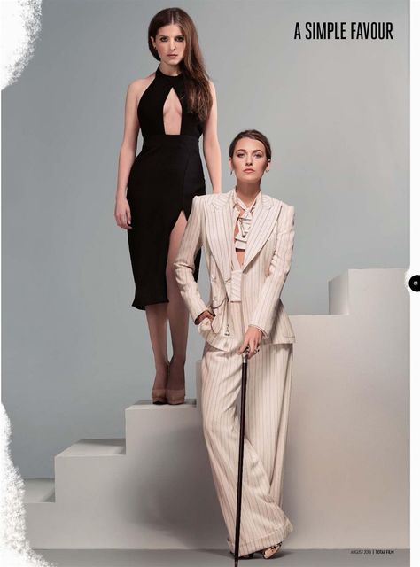 A Simple Favor Outfits, Blake Lively Suit, Blake Lively Outfits, Women In Suits, A Simple Favor, Emily Nelson, Simple Favor, Blake Lively Style, Anna Kendrick