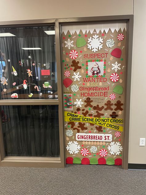 Christmas Door Decorating Contest Veterinary, Door Wars Christmas, Die Hard Door Decorating Contest, Teacher Door Ideas Christmas, Christmas Office Decorations Diy, Winning Door Decorating Contest Christmas, Gnome Door Decorating Contest, Winter Holiday Doors For School, Christmas Door Decorating Contest Themes