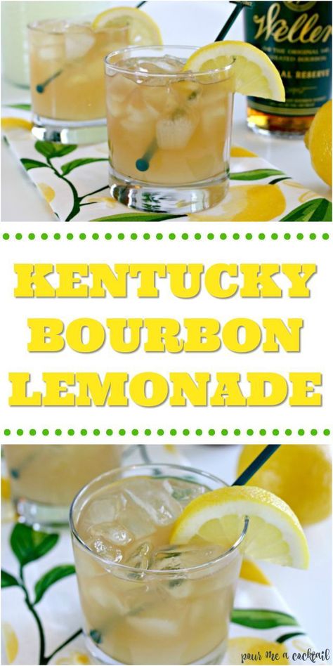 Lemonade Cocktail Recipe, Bourbon Cocktail Recipe, Bourbon Cocktail, Lemonade Cocktail, Bourbon Drinks, Kentucky Bourbon, Boozy Drinks, Bourbon Cocktails, Whiskey Drinks