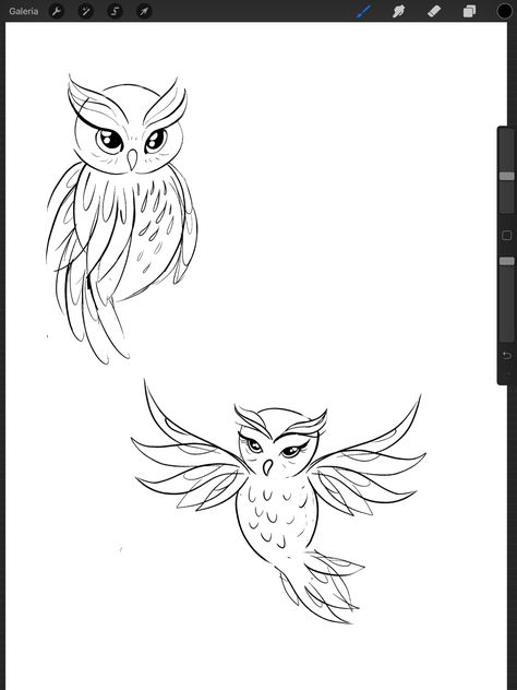 Cute Owl Tattoo For Women, Tat Fonts, Owl Doodles, Owl Tattoo For Women, Tiny Owl Tattoo, Snowy Owl Tattoo, Barn Owl Tattoo, Owl Doodle, Small Bird Tattoos