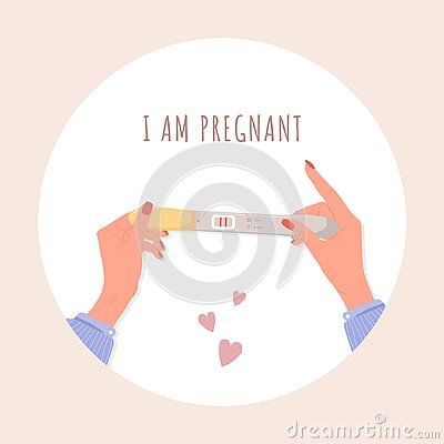 Pregnant Illustration, We Are Pregnant, Pregnancy Images, Pregnancy Scrapbook, Pregnancy Illustration, I Am Pregnant, Ovulation Test, Text Illustration, Feminine Products