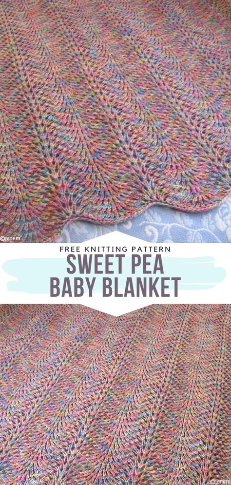 Unique Baby Blankets Free Knitting Patterns Sweet Pea Pattern, Sweet Pea Baby Blanket Pattern, Knitting Pattern Blanket Free, Free Knitting Patterns Baby Blankets, Sweet Pea Knitting Pattern, Feather And Fan Knitting Pattern Baby Blankets, East Knitted Baby Blanket, Stroller Blanket Knitting Pattern, Knit Pattern Blanket