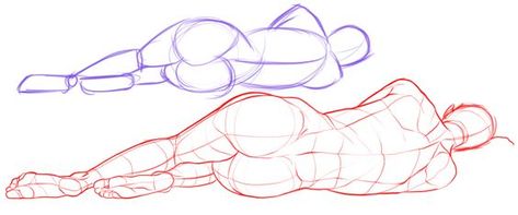 Laying Down Pose Drawings, Pose Anatomy, Laying Down Pose, Human Figure Drawing, Body Reference Drawing, Gesture Drawing, Anatomy Drawing, Figure Drawing Reference, Art And Illustration