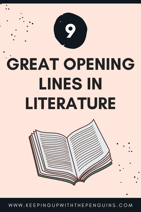 Let’s start at the very beginning, shall we? (It’s a very good place to start, or so I’ve heard). I mean that quite literally: here's a list of the best opening lines in literature... First Lines Of Books Ideas, First Lines Of Books, Opening Lines, Starting A Book, The Penguins, High School Ela, Best Quotes From Books, Ya Novels, Author Quotes