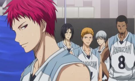 Rakuzan - Kuroko no Basket Kuroko No Basket Characters, Basketball Anime, Shokugeki No Soma, Akashi Seijuro, Generation Of Miracles, Yowamushi Pedal, Kuroko Tetsuya, Basketball Star, Anime Decor