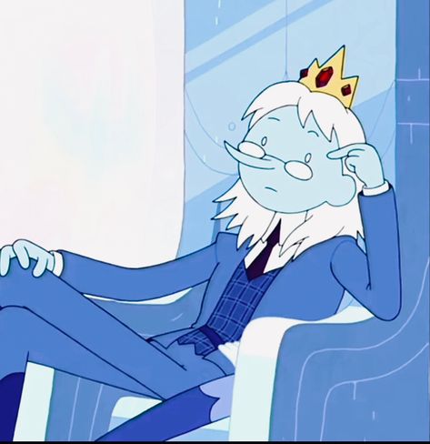 Winter King Fiona And Cake, Fionna And Cake Winter King, Winter King Adventure Time, Simon X Winter King, Winter King Fionna And Cake, Simon Petrikov Pfp, Simon Petrikov Fan Art, Ice King Adventure Time, The Winter King