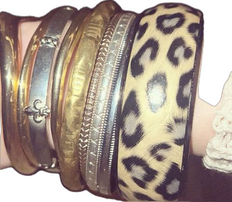 Twee Fashion, Twee Aesthetic, Chunky Bangles, 2000s Jewelry, Xoxo Jewelry, Wrist Stack, Bangles Silver, 2010s Fashion, Wrist Stacks