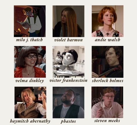 Intp Characters Fictional, Intp Characters Movies, Intp Characters, Intp Characters In Film, Intp Things They Say, Famous Intp, You Know You're An Intp When, Victor Frankenstein, Velma Dinkley