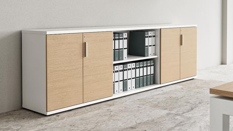 REMO - modular storage, office furniture | Alea Modular Office Furniture, Storage Office, Modular Office, Office Cabinet, Office Space Design, Modular Storage, Workspace Design, Office Cabinets, Grey Oak