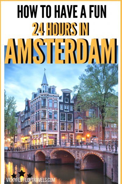 How to Spend 24 hours in Amsterdam. You can pack a lot into 24 hours in Amsterdam, trust me. As one of the most visited cities in Europe I’d recommend going on a week day to really get the most out of your experience, just so you can move around a bit easier to see the sites. Click through to find out how I recommend you spend 24 hours in Amsterdam. | Vicky Flip Flop Travels #Amsterdam #Netherlands #Holland #travelguide #cityguide Amsterdam Travel Tips, 2 Days In Amsterdam, 3 Days In Amsterdam, Bucket List Europe, Amsterdam Itinerary, Amsterdam Travel Guide, Visit Amsterdam, Aesthetic City, Van Gogh Museum