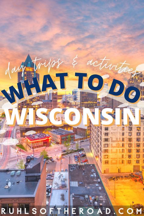 Wisconsin is Julie’s home state. She grew up in Wisconsin Rapids, vacationed in Wisconsin Dells, learned to love the Wisconsin necessities (beer, sausage, cheese, football) and became the woman she is today! She knows this state inside out, and knows everything about what to do in Wisconsin. Let us be your guide on all of the fun day trips in Wisconsin across the state! Western Wisconsin Day Trips, Only In Your State Wisconsin, Cheese Football, Usa Vacations, Wisconsin Vacation, Exploring Wisconsin, Usa Places To Visit, Travel Wisconsin, Trip Destinations