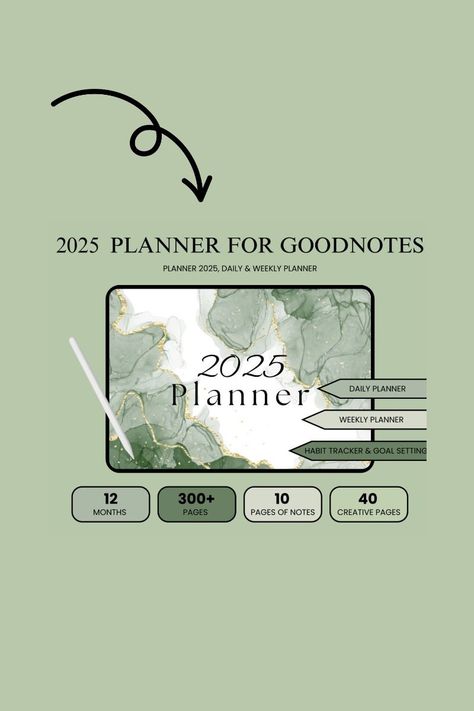 2025 planner for goodnotes | D&D-Designs Goodnotes Template Free Study, Goodnotes Cover Template Free, Free Digital Journal Goodnotes, Digital Journal Aesthetic, Exam Planner, Free Planner Pages, 2025 Planner, Free Planner Templates, Free Daily Planner